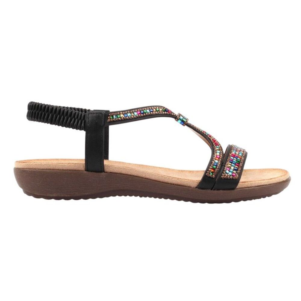 Lunar Womens/Ladies Novi Sandals / Black